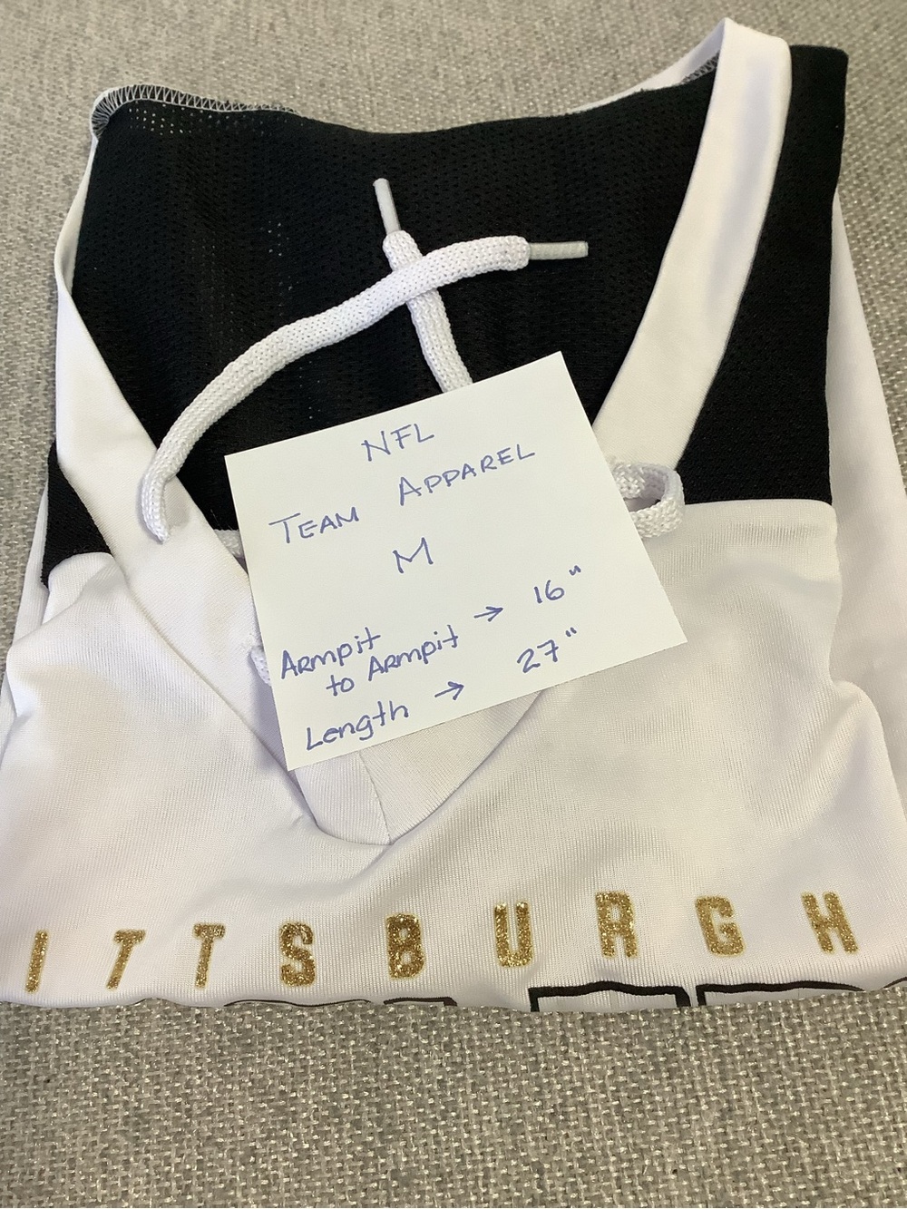 Pittsburgh Steelers NFL Women's Lace-Up V-Neck Shirt ~ Size M - Picture 11 of 11